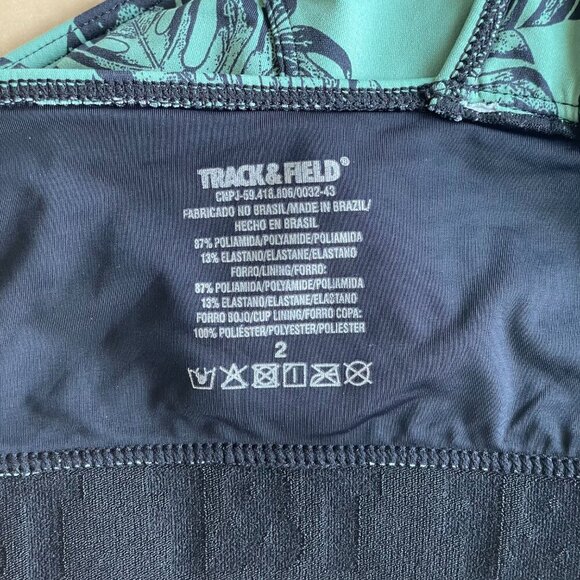 Track & Field Brazil Brasil Racerback Sports Bra - Size 2 - Picture 8 of 10